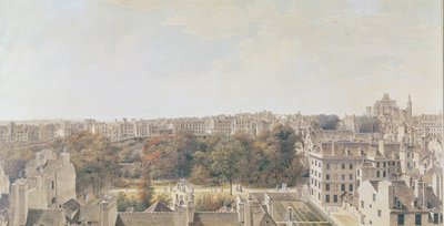 View of Paris from the Belvedere of M. Fornelle, Rue des Boulangers by Louis Nicolas de Lespinasse